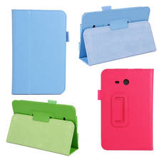 tablet Flip case For Samsung Galaxy Tab 3 Lite 7.0 T110 T111 T113NU T116 PU leather protective Stand cover for samsung TAB E 7.0 2024 - buy cheap