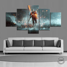 5pcs Battlefield 1942 Game Poster HD Wall Picture Canvas Paintings for Home Decor Wall Art 2024 - buy cheap