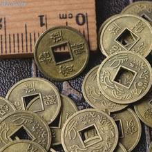 100Pcs Antique Fortune Money Coin Luck Fortune Wealth Chinese Feng Shui Lucky Ching/Ancient Coins Set Educational Ten Emperors 2024 - buy cheap