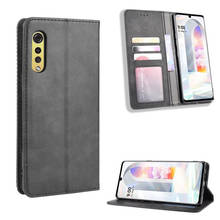 For LG Velvet Case Luxury Flip PU Leather Wallet Magnetic Adsorption Shockproof Case For LG Velvet Protective Phone Bag 2024 - buy cheap