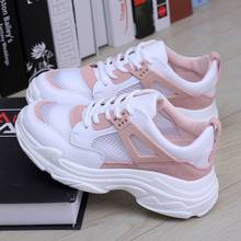 Women Sneakers Mesh Breathable Platform Wedge Heels Shoes Summer Sports Flats Shoes Zapatillas Deportivas Mujer 2024 - buy cheap