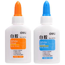 40ml Deli student's hand products white glue, no methanol pollution, washable, sticky paper, wood fiber, school office products 2024 - buy cheap