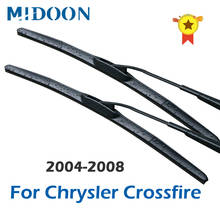 Midoon-lâminas de limpador híbridas para chrysler, crossfire, braços de gancho, 2004, 2005, 2006, 2007, 2008 2024 - compre barato