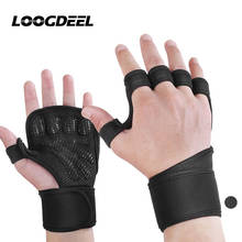 LOOGDEEL-guantes antideslizantes para levantamiento de pesas, manoplas ajustables para gimnasio, deporte, entrenamiento, resistentes al desgaste 2024 - compra barato