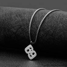 Fashion Titanium Steel Fade No. 69 Digital Hip Hop Pendant Necklace Hip Hop Accessories Pendant hot sale 2024 - buy cheap