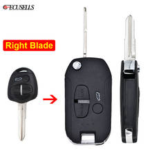 3 Button Folding Flip Remote Smart Car Key Case Shell Housing Fob for Mitsubishi Lancer Evo Colt Outlander Mirage Right Blade 2024 - buy cheap