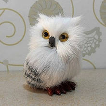 Mini Cute White Owl Toy Home Decoration Creative Christmas New Year Gift 2024 - buy cheap