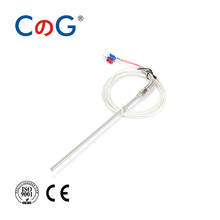 Sensor de temperatura termopar para controlador de temperatura, Cable de 2M, 50mm, 100mm, 150mm, 200mm, CG WZPT-03 PT100 2024 - compra barato