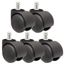 50mm Office Chair Roller Castor Wheels - Set of 5 - Black 2024 - buy cheap