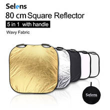 Selens-Reflector 5 en 1 de 80CM para fotografía, Reflector de luz portátil con estuche de transporte para accesorios de estudio fotográfico 2024 - compra barato