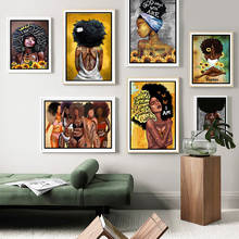 Club Wall Art Canvas Painting Vintage Bikini Africa Black Girl Portrait Nordic Posters And Prints Decor Pictures For Living Room 2024 - buy cheap