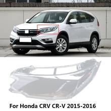 CAPQX-cubierta de faro delantero para coche, pantalla de lámpara impermeable brillante, para Honda CRV CR-V 2015 2016, 1 unidad 2024 - compra barato