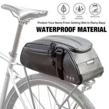 Велосипедные Светоотражающие сумки подставка для седла горного велосипеда багажник 8 л Большая Емкость Водонепроницаемая велосипедная Сумка велосипедная заднее сиденье 2024 - купить недорого