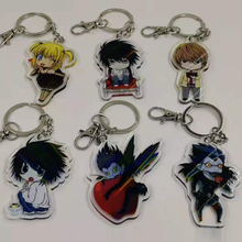 1 Pcs New Anime Death Note Keychains Ryuk L Yagami Light Acrylic Pendant Keyrings Accessories Figure Toys Collection Gifts 2024 - buy cheap