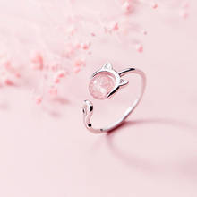 Anillos creativos de circonita de cristal rosa para mujer, a la moda diseño conciso, anillo de fiesta para mujer, anillo de compromiso para boda, joyería 2024 - compra barato