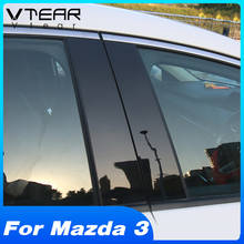 Vtear-ventana de coche para Mazda 3 BP 2021-2019 BC, pegatina de columna, embellecedor, Panel de reflexión, accesorios de modificación Exterior 2024 - compra barato
