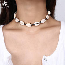 Bohemian Natural Shell Necklace for Women Cowrie Conch Charm Seashell Collar Choker Summer Beach Necklaces Jewelry Collares 2020 2024 - buy cheap