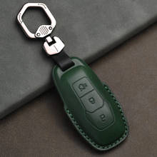 Leather Car Remote Key Case Cover Holder Shell For Ford Focus 3 4 ST Mondeo 5 MK5 Mustang F-150 Explorer Edge Fiesta Kuga MK3 4 2024 - buy cheap