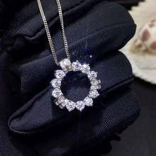 Quality Moissanite Pendant Necklace S925 Sterling Silver Solid Silver VVS Cleanliness Fashion Fine Jewelry For Women MeiBaPJFS 2024 - buy cheap