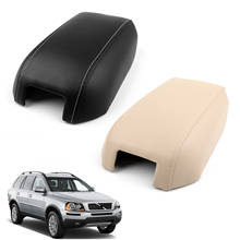 Areyourshop-cubierta de cuero sintético para consola central de coche Volvo, cubierta de reposabrazos, accesorios para automóvil, para Volvo XC90 2003-2014 2024 - compra barato