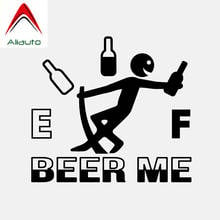 Aliauto Funny Car Sticker Beer Me Safety Vinyl Fuel Accessories PVC Decal for Peugeot 206 Land Rover Seat Leon Golf 5,13cm*12cm 2024 - buy cheap