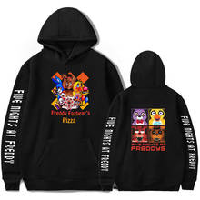 Fnaf Hoodies Sweatshirt Five Nights At FNAF Jacket Coat Spring Harajuku Cartoon Bear FNAF Hoodie Women Sweatshirts Fnaf 2024 - buy cheap