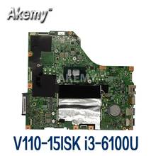 MB 5B20L78374 para Lenovo V110-15ISK placa base de computadora portátil I3-6100/i3-6006U RAM 4G LV115SK MB 15277-1 448.08B01 0011 DDR4 2024 - compra barato