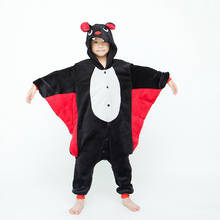 Bat Pijama Crianças Ponto Unicórnio Pijama Onesie Para Crianças Animais Cobertor Dos Desenhos Animados Traje Do Bebê Inverno Meninos Meninas Licorne Onesie 2024 - compre barato