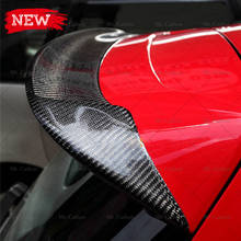 FOR GOLF 6 GTI R20 REVOZPORT-STYLE CARBON FIBER REAR SPOILER TRIM BODY KIT TUNING PART FOR MK6 GTI CARBON ROOF WING LIP RACING 2024 - buy cheap