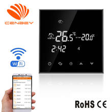 Wifi thermostat boiler underfloor heating thermostats smart heating controller programmable digital room thermostat temperature 2024 - buy cheap
