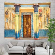 Mysterious Ancient Egyptian On Egypt Temple Wall Tapestry Art For Home Decorations Dorm Decor Living Room Bedroom 2024 - buy cheap