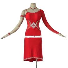 Competition fringe Latin dance dress,salsa dress,ballroom dress Rumba Jive Chacha Ballroom Latin Dance Dress Girls Women L-3009 2024 - buy cheap