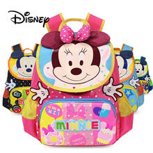 Mochila da disney com desenhos animados mickey mouse, mochila bonita para jardim de infância, 1-6 anos, bolsas infantis para meninos e meninas 2024 - compre barato