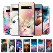 6.1" For Samsung S10 Case G973F NEW Fashion Case Soft TPU Back Cover For Samsung Galaxy S10 S 10 Phone Cases Silicone Bumper Cat 2024 - buy cheap