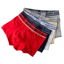 Crianças menino roupa interior para crianças engraçado barba boxer calcinha shorts de algodão macio meninos adolescente listrado calcinha crianças 2-16y 2024 - compre barato