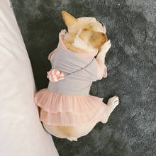 Pug Clothes Summer French Bulldog Clothing Princess Skirt Schnauzer Dog Dress Pet Outfit Costume Dog Apparel Dropshipping 2024 - buy cheap