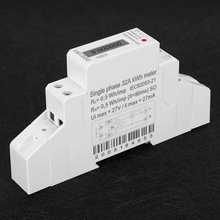 Medidor de energía monofásico Din Rail DDS1891, 230V, 5(32)A 50Hz, pantalla LCD, medidor de electricidad, circuitos integrados digitales 2024 - compra barato