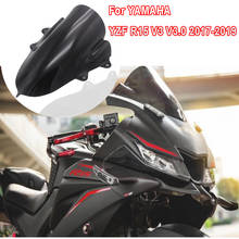 Обувь для езды на мотоцикле YAMAHA YZF-R15 V3 V3.0 переднего лобового стекла очки солнцезащитный козырек ветрового стекла 17 до 19 лет 2024 - купить недорого