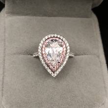 YPAY8 модное простое горячее женское кольцо из стерлингового серебра S925 пробы, высокое качество, большое обручальное кольцо с цирконием, Серебряное ювелирное изделие 2024 - купить недорого