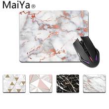 Maiya mouse pad gamer em cores rosa, dourado, branco, marmorizado, alta qualidade, mousepad, venda a atacado 2024 - compre barato