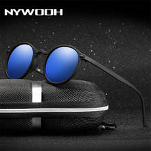 NYWOOH женские круглые солнцезащитные очки, поляризационные солнцезащитные очки для мужчин, ретро очки для вождения, очки ночного видения 2024 - купить недорого