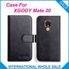 ¡Original! XGODY-Funda de cuero con tapa para XGODY Mate 20, cartera con ranuras para teléfono, 6 colores, alta calidad 2024 - compra barato