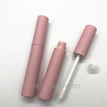 10ml plástico vazio tubo de lipgloss rosa cosmético recipiente de brilho labial, recarregável labial gloss garrafa rosa labial gloss tubos atacado 2024 - compre barato