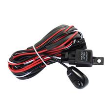Universal 12V LED Work Light Bar Laser Rocker Switch Wiring Harness Kit 40A Relay Fuse Set For Cars Truck Motorcycle Drop Ship 2024 - buy cheap