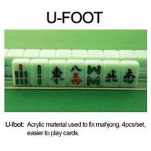 Regla en forma de U especial Mini Mahjong viaje Mahjong bastidores 2024 - compra barato