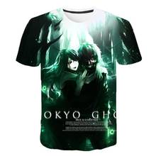 Moletom com estampa 3d tokyo ghoul, camiseta casual de manga curta com estampa 3d para homens e mulheres, camiseta infantil para meninos e meninas 2024 - compre barato