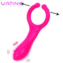 VATINE Sex Toy For Men Women Nipple Massage Penis Vibration Clip Vagina Clitoris Stimulation G-spot Vibrator Sex Shop 2024 - buy cheap