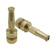 3/4" Female Thread Adjustable High Pressure Brass Water Gun With 3/4" Male Thread to DN16 Pipe Interface Connector Watering Tool 2024 - buy cheap