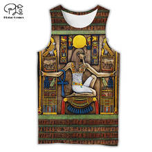 Летняя безрукавка унисекс PLstar Cosmos Horus, Египетский Бог, глаз Египта, Фараона, анубис, символ лица, 3DPrint, мужская и женская модель 2024 - купить недорого