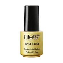 Elite99  One Base Coat Nail Art Manicure Soak Off UV Gel Nail Gel Polish Professional Nails Gel Kit UV Lamp 7ml 2024 - buy cheap